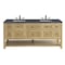 James Martin Vanities Breckenridge 72in Double Vanity, Light Natural Oak w/ 3 CM Charcoal Soapstone Top 330-V72-LNO-3CSP - alternate 6